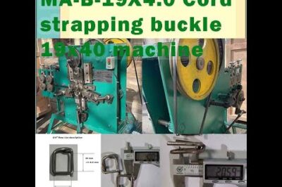 19X4 0 Cord Strapping Buckle 19×40 Machine