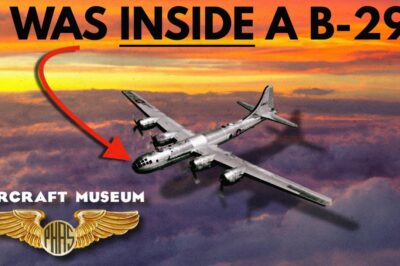 Enter a B-29 bomber to explore its interior.