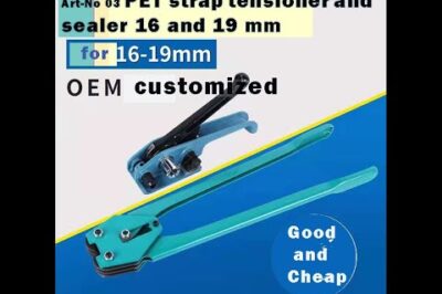 Inexpensive PET Strap Tensioner and Sealer for 16 and 19 mm (Contact for details: +8618621323471)