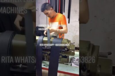 “Machine for Splitting Leather Edge Straps” – 6 words