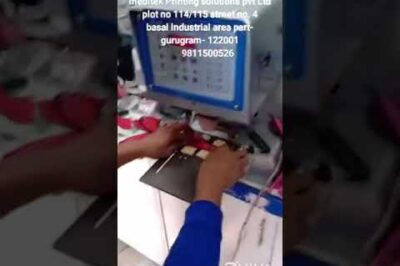“Compact Slipper Strap Printer: Efficiently Prints Designs on Straps”
