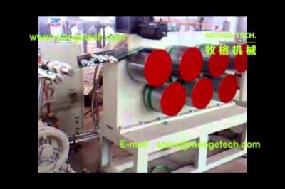 Machine for making cotton packing straps and PET straps.