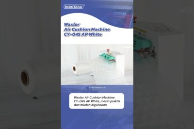 Easy-to-use and practical white air cushion machine, ideal for packaging.