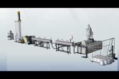 Polyester fiber strap production line redesign