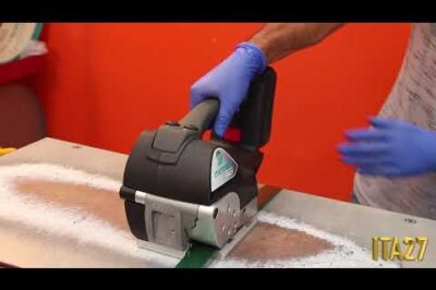 Battery Strapping Tool for ITA27 Strapping, Ideal for Packaging and Securing Goods
