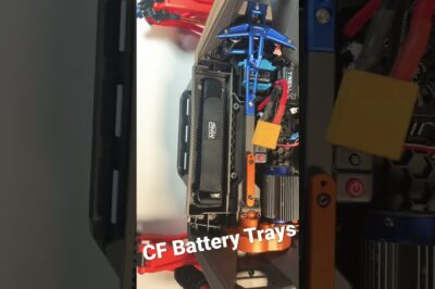 Carbon Fiber Lipo Tray with Kevlar Strap for Traxxas Maxx V2