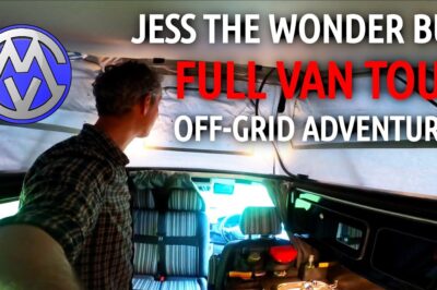 The Incredible Tour of My 2018 Off-Grid Campervan with Unique Custom Features