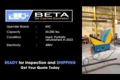 20 Ton Hydraulic Die Mold Upender (Used) #80965