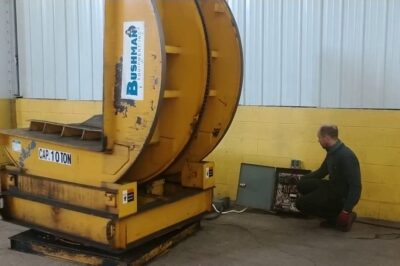 20K lbs coil tipper/upender with base rotation (Stock #14202)