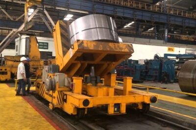 25T coil tong and tilter for efficient coil handling