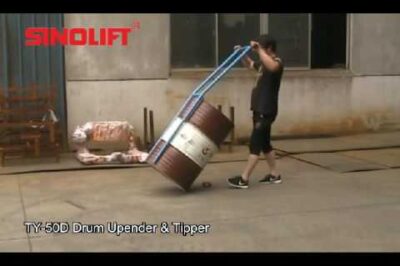 50D Drum Upender & Tipper by SINOLIFT – Efficient and reliable drum handling solution.