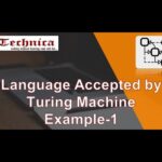 "accepted language for turing machine: example 1"