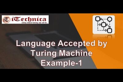 “Accepted Language for Turing Machine: Example 1”