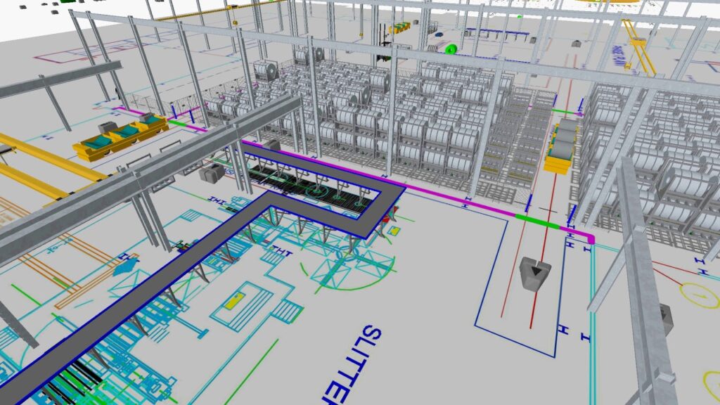 automated coil and cassette solution for efficient material storage