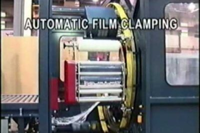 “Automated horizontal stretch wrapping machine”
