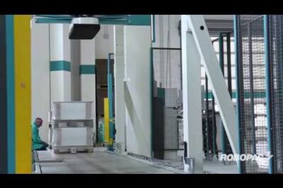 Automatic Horizontal Stretch Wrapper for Wood Industry – Robopac Spiror 2200