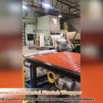 automatic horizontal stretch wrapper for wrapping pallets