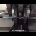 Automatic cable wire binding and sealing machine for efficient packaging.