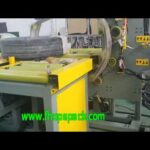 automatic paper packaging machine for large steel coils.