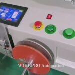 automatic wire measuring and cutting machine for coil bundling and