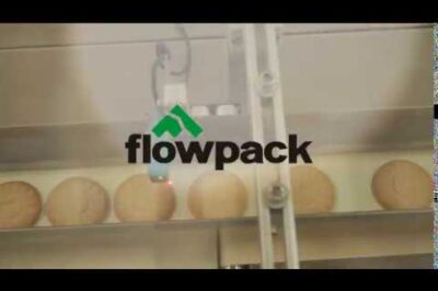 Biscuit Packaging Line with Horizontal Flow Wrapping and Pile-up