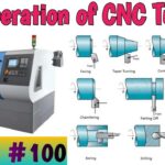 cnc turning machine operations: various types.