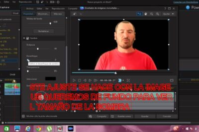 Chroma key en Power Director 13: edición de video en español.