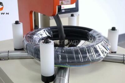 Coil Film Wrapping Machine for Wire Coils