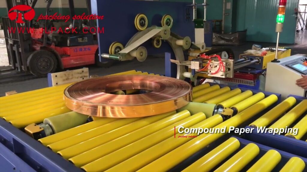 coil packaging machine for copper wire