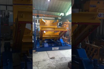Coil tilting machine using hydraulic power