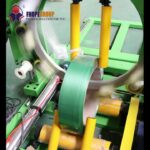 coil wrapping machine for pet and pp belts in compact