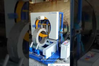 Coil wrapping machine for steel wire coils – durable and efficient.