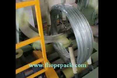 Coil wrapping machine for wires