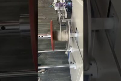 “Coiling winding machine for wire and cable with semi-automatic functionality”
