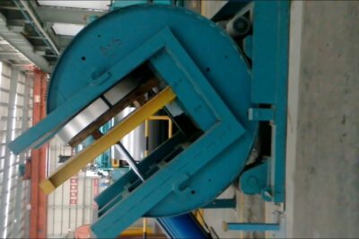 Combined Industrial Coil Upender and Sheet Tilter with 90° Rotation