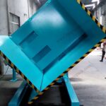 “Compact Barrel Tilter with Custom Upender for Rotation”