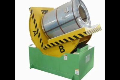 “Compact Coil Upender: Efficiently Rotate Coils with Ease”