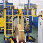 compact coil wrapping machine