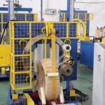 compact coil wrapping machine