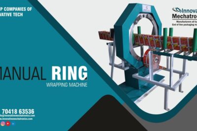 Compact Film Wrapper for Efficient Product Ring Wrapping