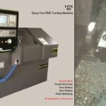 compact gang tool lathe for small turning operations