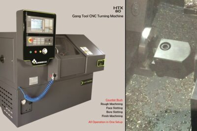 Compact Gang Tool Lathe for Small Turning Operations