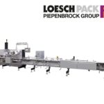 compact horizontal flow wrapping machine for efficient packaging