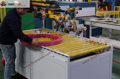 Compact Horizontal Wrapping Machine for Bear Packaging