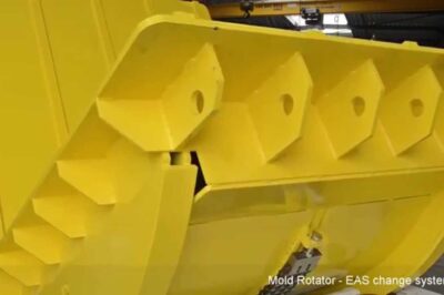 Compact Mold Rotator for Efficient and Safe Use