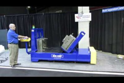 “Compact Mold Separator and Tipper for Efficient Die Separation”