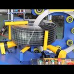 compact pipe and hose wrapping machine