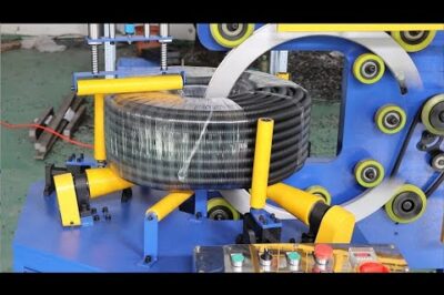 Compact Pipe and Hose Wrapping Machine