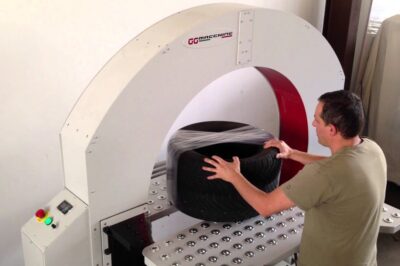 Compact Round Product Stretch Wrapper