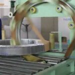 "compact steel coil packaging machine enhances efficiency and safety"